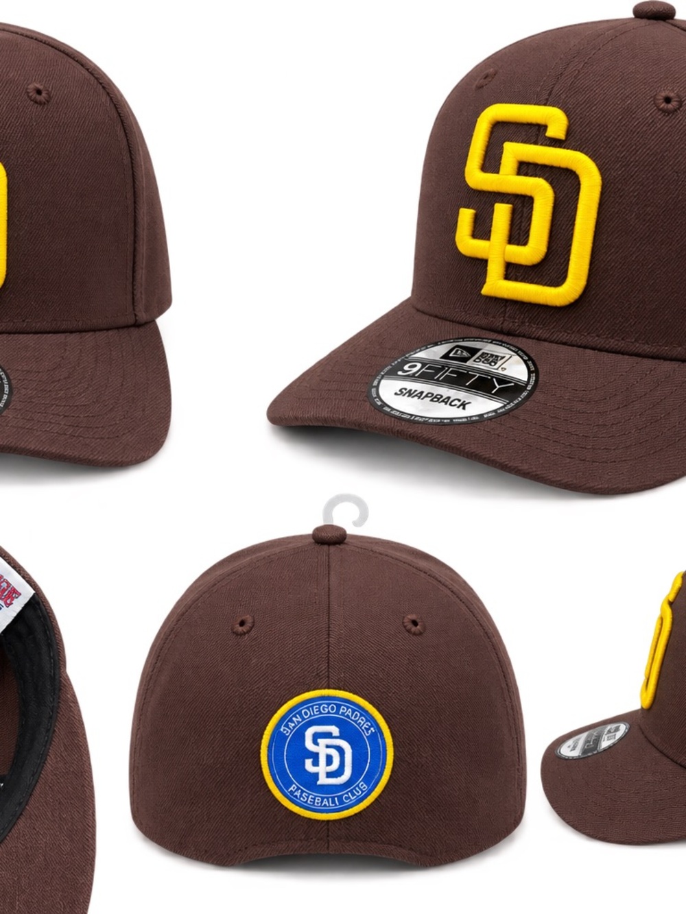 New Era Kids San Diego Padres Brown & Yellow Logo Snapback Hat